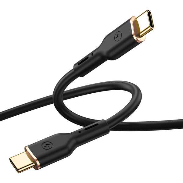 WIWU cable YQ02 USB-C - USB-C 100W 1,2m black 6976195096484