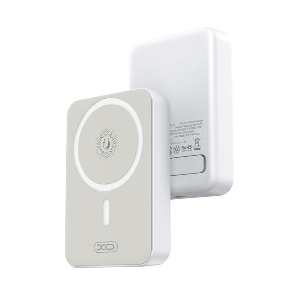 XO power bank magnetic PR231 20W 10000mAh white 6920680851461