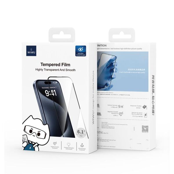 WIWU crystal tempered glass for iPhone 16 Plus 6,7" GT-009 6976975617434