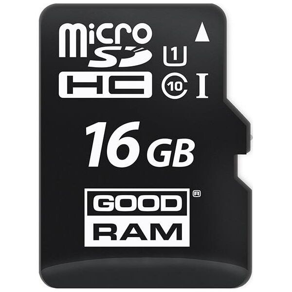 Karta GoodRam MicroSDHC 16 GB Class 10 UHS-I/U1  (M1AA-0160R12)