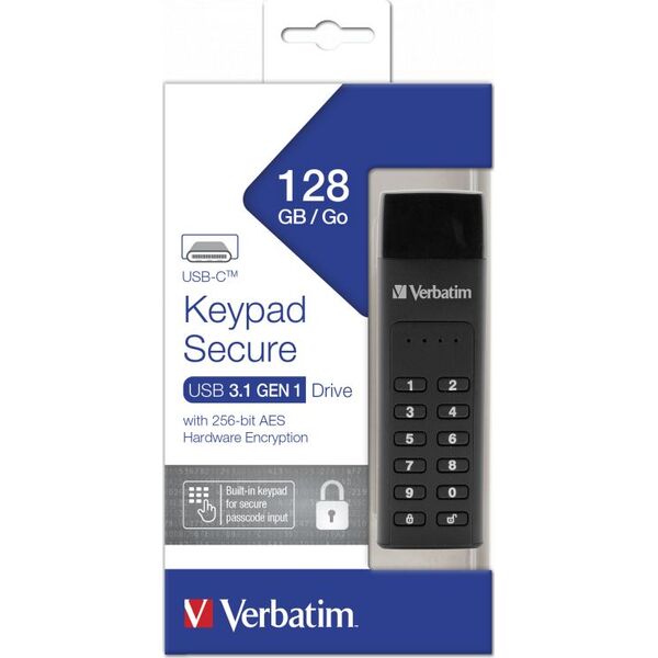 Pendrive Verbatim Keypad Secure, 32 GB  (49430)