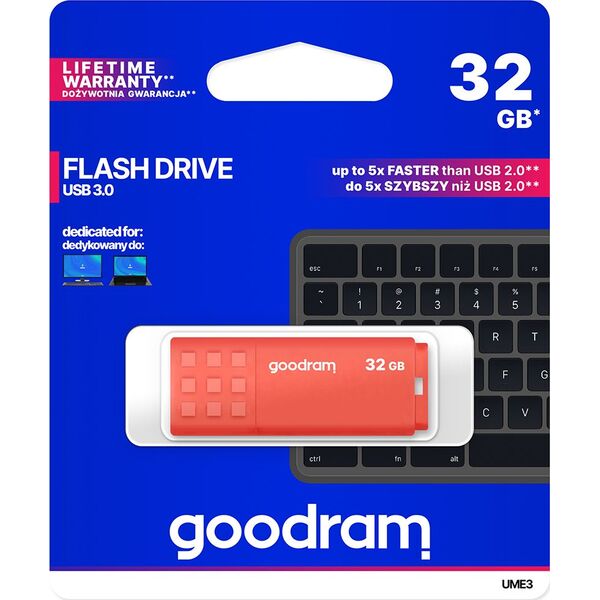 Pendrive GoodRam UME3, 32 GB  (UME3-0320O0R11)
