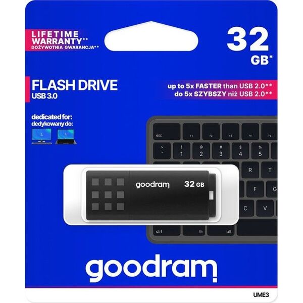 Pendrive GoodRam UME3, 32 GB  (UME3-0320K0R11)