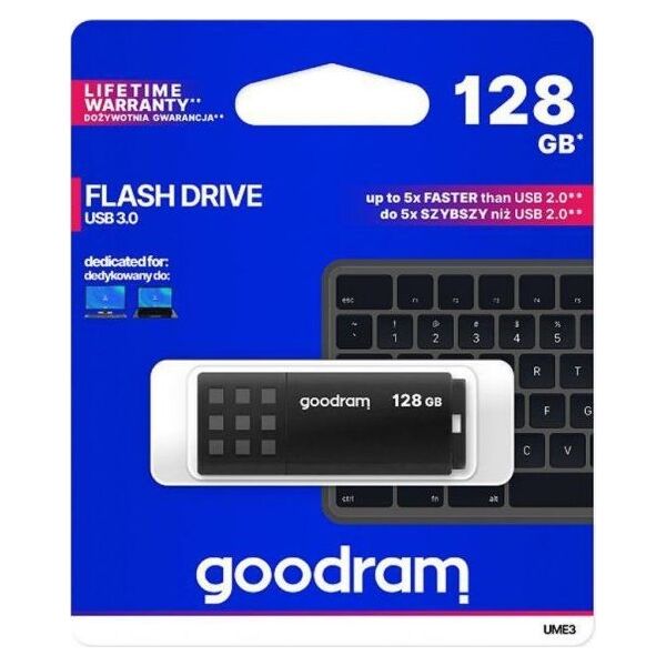Pendrive GoodRam UME3, 128 GB  (UME3-1280K0R11)