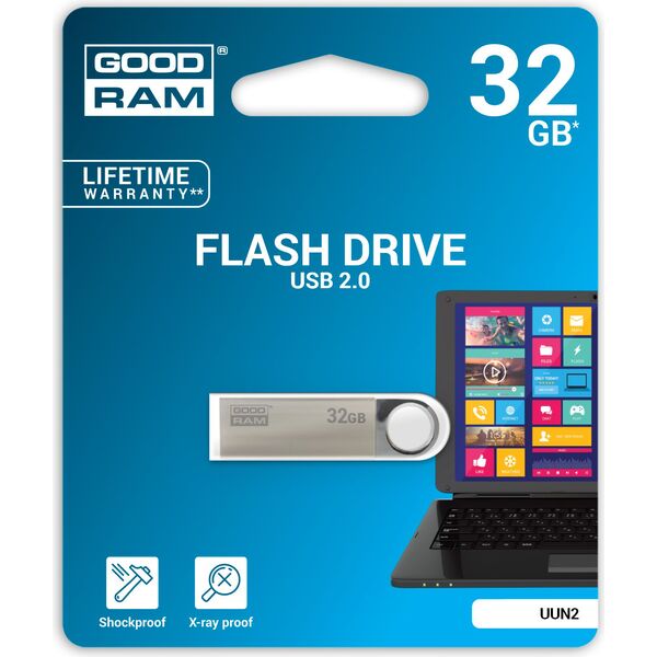 Pendrive GoodRam UUN2, 32 GB  (UUN2-0320S0R11)