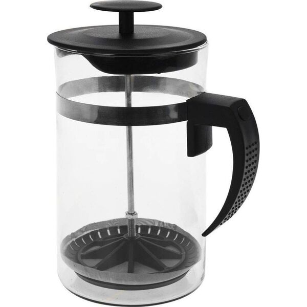 Excellent Houseware Zaparzacz z tłokiem do kawy herbaty ziół szklany 1 l