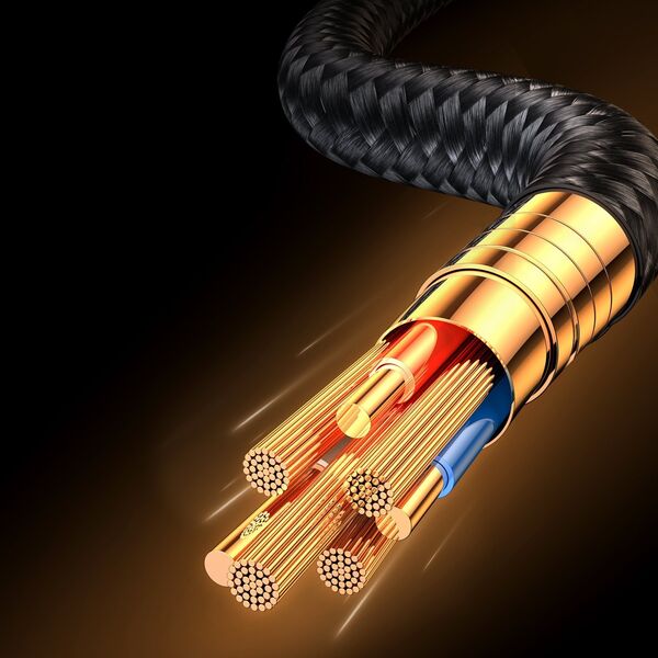 Kabel USB Joyroom USB-C - USB-C 1.2 m Czarny (JYR651)