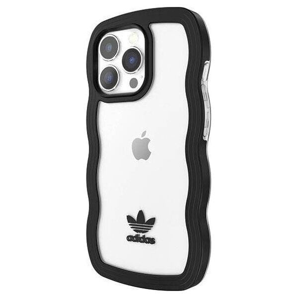 Adidas Adidas OR Wavy Case iPhone 13 Pro /13 6,1" czarny-przezroczysty/black-transparent 51900