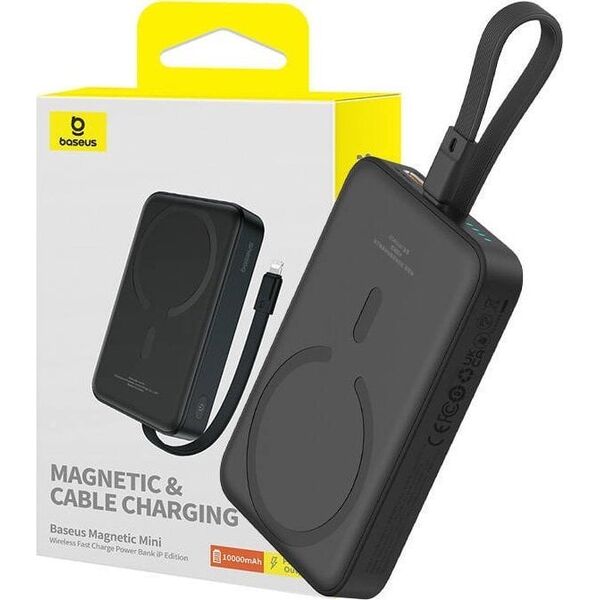 Powerbank Baseus Magnetic Mini 10000mAh Czarny