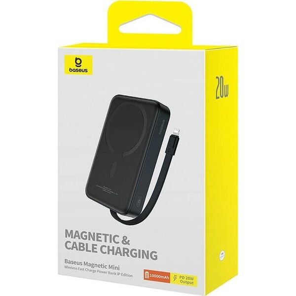 Powerbank Baseus Magnetic Mini 10000mAh Czarny