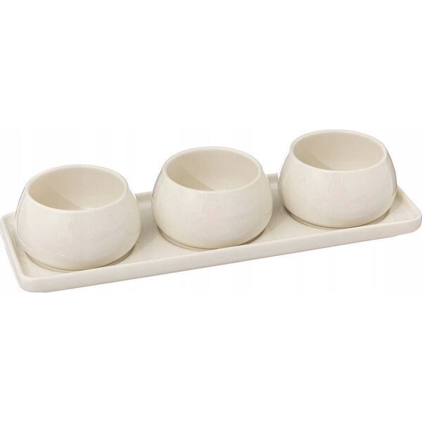 Secret de Gourmet Miseczki do dipów i przekąsek NORA, ceramiczne