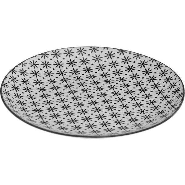 Secret de Gourmet Serwis obiadowy na 6 osób BOHEMIA z porcelany, wzór kwiatowy