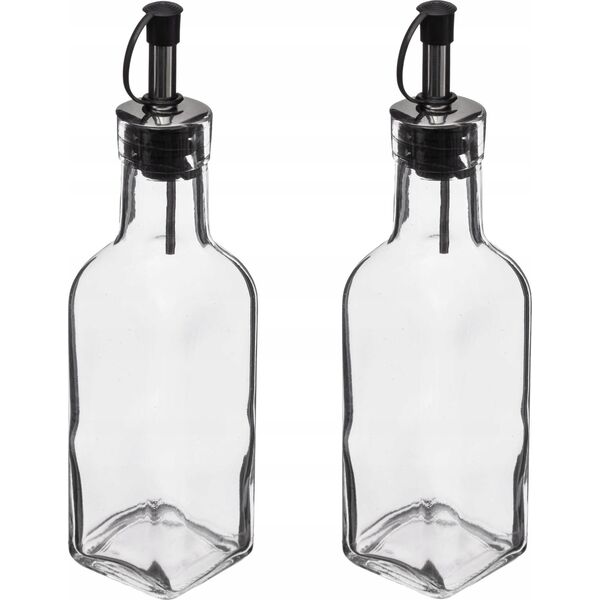 5five Poręczne butelki na oliwę i ocet z dozownikiem, 160 ml