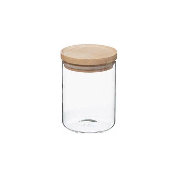 Secret de Gourmet Słoik na żywność sypką z drewnianym wieczkiem, 600 ml