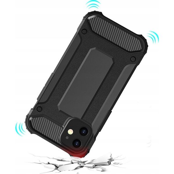 Vega ETUI ARMOR CARBON CASE DO XIAOMI REDMI NOTE 12 5G / POCO X5 CZARNY>