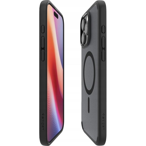 Spigen Spigen Ultra Hybrid MagSafe, frost black - iPhone 6.3" 2024