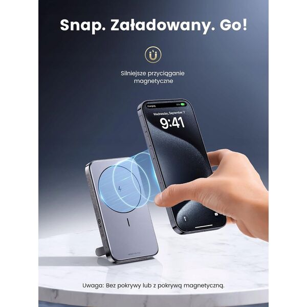 Powerbank Ugreen PB206 10000mAh Szary