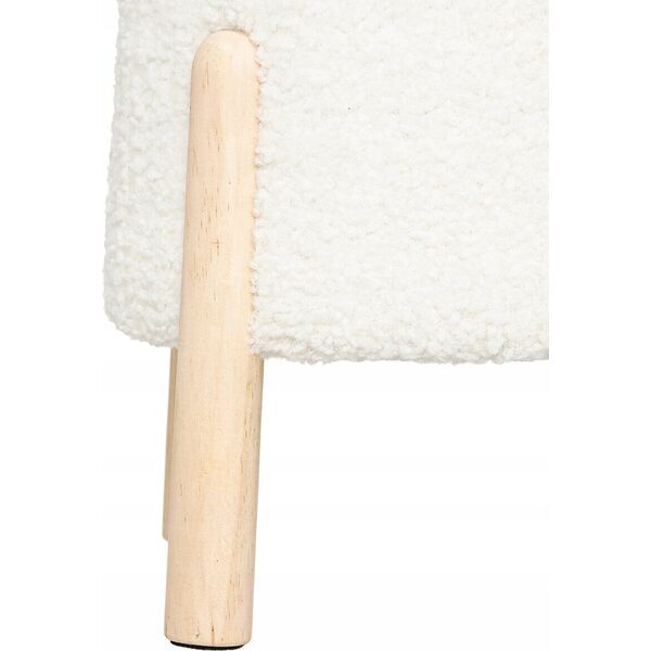Atmosphera Pufa baranek z sosnowymi nogami BOUCL, 41 x 35 x 41,5 cm