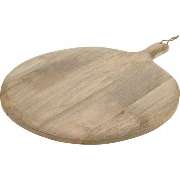 Okrągła deska do serwowania z drewna mango, Ø 47 cm