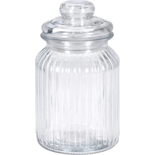 Prążkowany słoik ze szczelną pokrywką, 750 ml