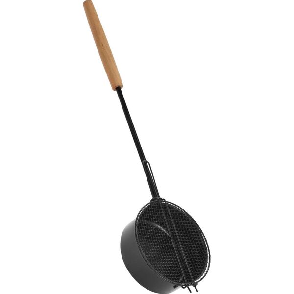 Patelnia na ognisko z kratką, dł. 51,5 cm
