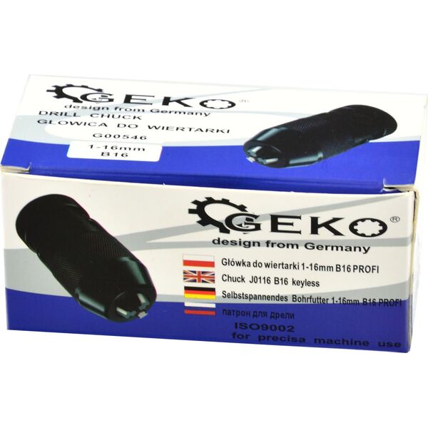 Geko Główka do wiertarki 1-16mm B16 PROFI(25)