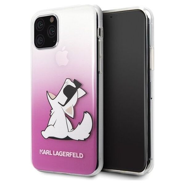 Karl Lagerfeld Karl Lagerfeld KLHCN58CFNRCPI iPhone 11 Pro hardcase różowy/pink Choupette Fun