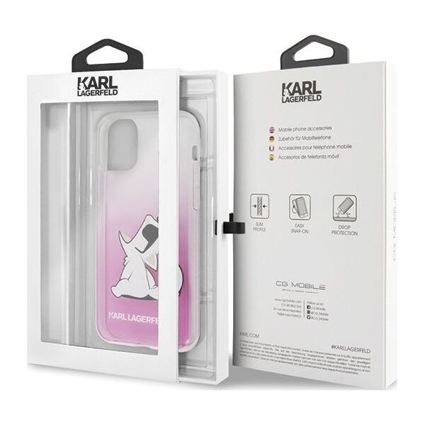 Karl Lagerfeld Karl Lagerfeld KLHCN58CFNRCPI iPhone 11 Pro hardcase różowy/pink Choupette Fun