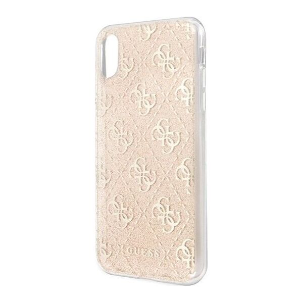 Guess Guess GUHCPXPCU4GLGO iPhone X/Xs złoty/gold hard case 4G Glitter