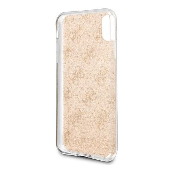 Guess Guess GUHCPXPCU4GLGO iPhone X/Xs złoty/gold hard case 4G Glitter