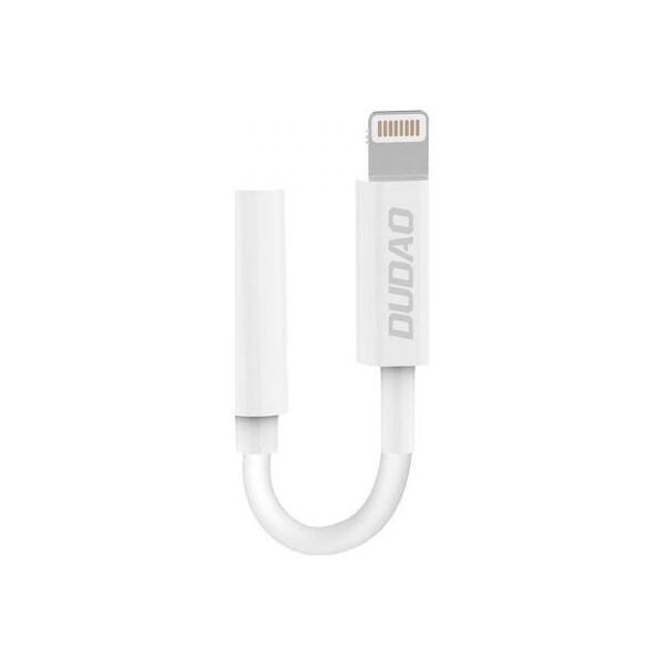 Adapter USB Dudao Lightning - Jack 3.5mm Biały  (dudao_20200226113316)