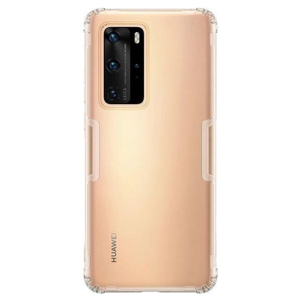 Nillkin Nillkin Nature żelowe etui pokrowiec ultra slim Huawei P40 Pro przezroczysty