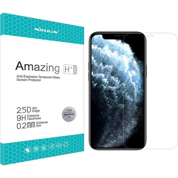 Nillkin Szkło hartowane Nillkin Amazing H+ PRO do Apple iPhone 12 Mini uniwersalny