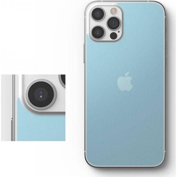 Ringke Matowa Folia Ringke Invisible Defender na tył iPhone 12 Pro Max [2 PACK]