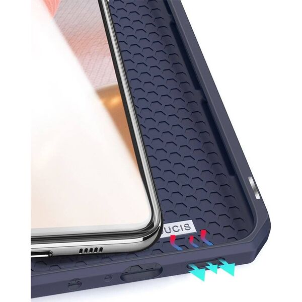 Dux Ducis DUX DUCIS Skin X kabura etui pokrowiec z klapką Samsung Galaxy A72 4G niebieski