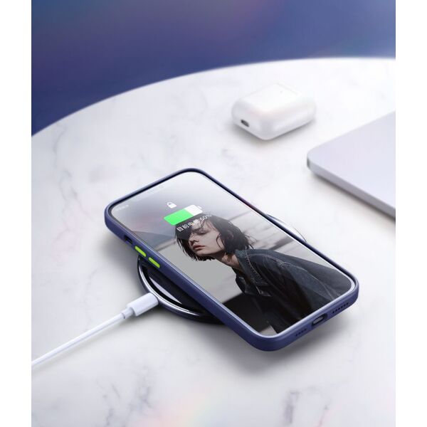 Joyroom Joyroom Color Series ochronne etui do iPhone 12 Pro Max czarny (JR-BP800)
