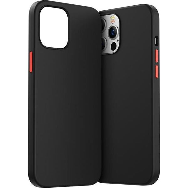 Joyroom Joyroom Color Series ochronne etui do iPhone 12 mini czarny (JR-BP798)