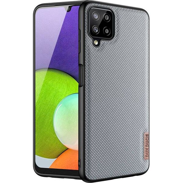 Dux Ducis Dux Ducis Fino etui pokrowiec pokryty nylonowym materiałem Samsung Galaxy A22 4G niebieski