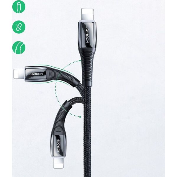 Kabel USB Joyroom USB-C - Lightning 1.2 m Czerwony (6941237136763)
