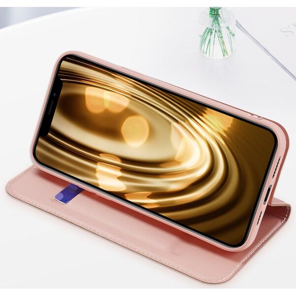 Dux Ducis Dux Ducis Skin Pro kabura etui pokrowiec z klapką iPhone 13 Pro złoty