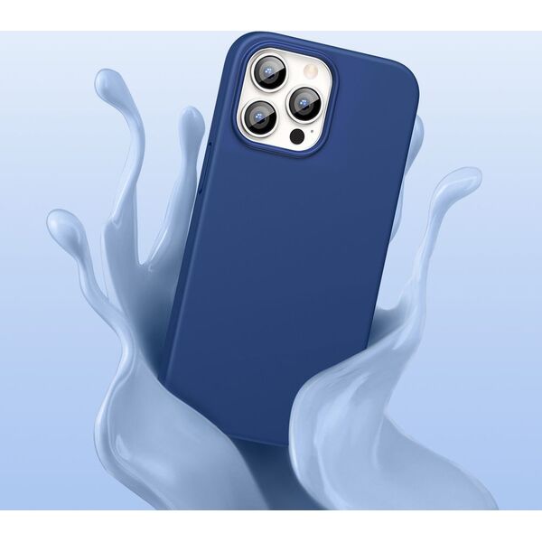Ugreen Ugreen Protective Silicone Case gumowe elastyczne silikonowe etui pokrowiec iPhone 13 Pro niebieski