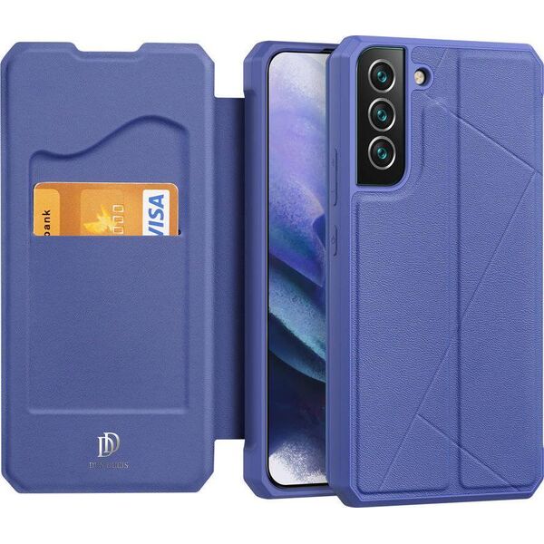Dux Ducis DUX DUCIS Skin X kabura etui pokrowiec z klapką Samsung Galaxy S22+ (S22 Plus) niebieski