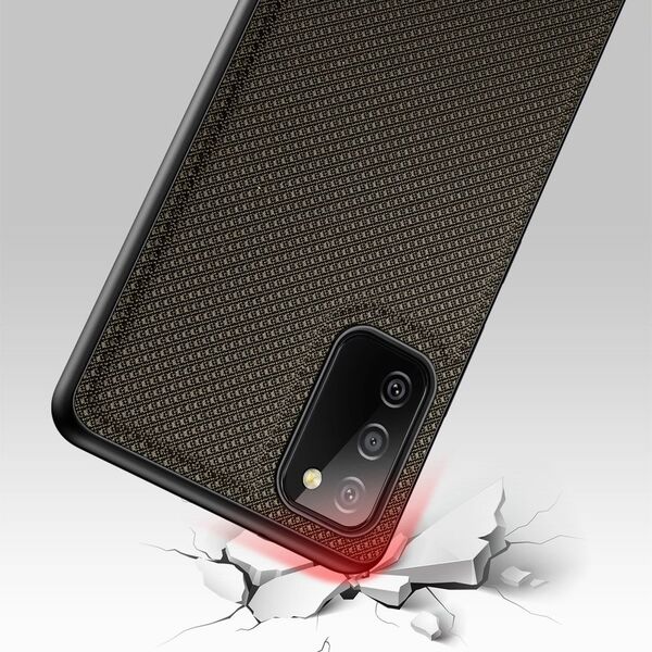 Dux Ducis Dux Ducis Fino etui pokrowiec pokryty nylonowym materiałem Samsung Galaxy A03s zielony
