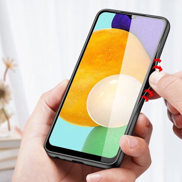 Dux Ducis Dux Ducis Fino etui pokrowiec pokryty nylonowym materiałem Samsung Galaxy A03s zielony