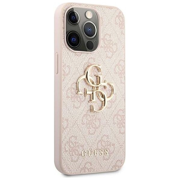 Guess Guess GUHCP13L4GMGPI iPhone 13 Pro / 13 6,1" różowy/pink hardcase 4G Big Metal Logo