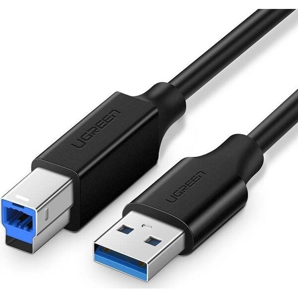 Kabel USB Ugreen USB-B - USB-A 1 m Czarny (UGR1156BLK)