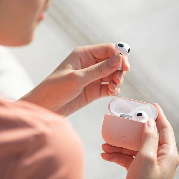 Uniq Etui ochronne Lino do Apple AirPods 3 szare