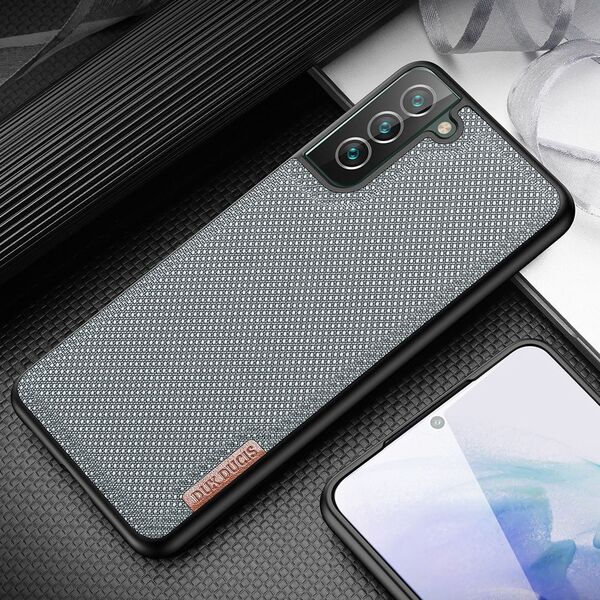Dux Ducis Dux Ducis Fino etui pokrowiec pokryty nylonowym materiałem Samsung Galaxy S22+ (S22 Plus) niebieski