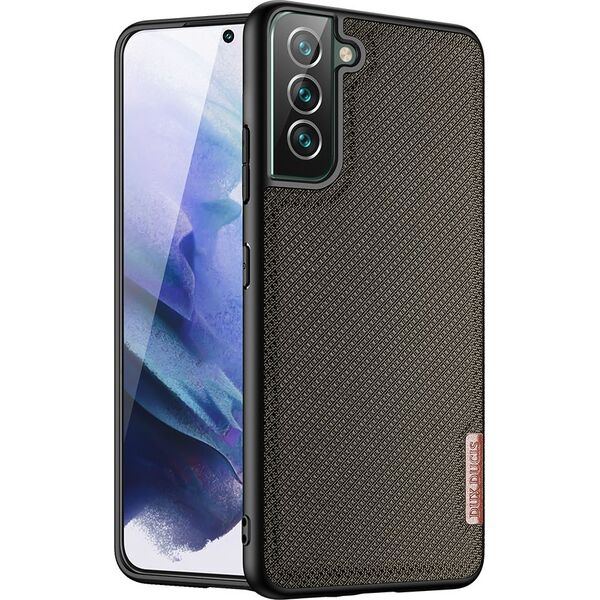 Dux Ducis Dux Ducis Fino etui pokrowiec pokryty nylonowym materiałem Samsung Galaxy S22+ (S22 Plus) zielony
