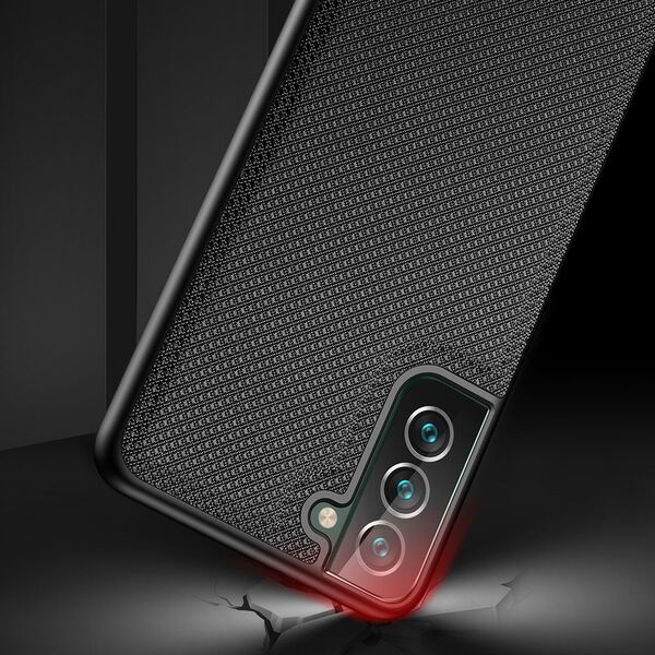 Dux Ducis Dux Ducis Fino etui pokrowiec pokryty nylonowym materiałem Samsung Galaxy S22+ (S22 Plus) zielony